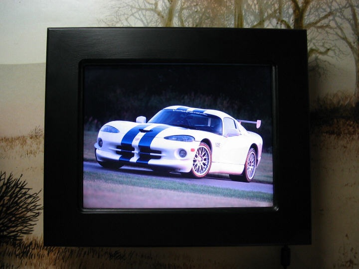 My digital picture frame displaying a Viper